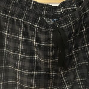 George Black and White Checkered Lounge Pants